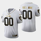 Nike Raiders Customized White 100th Season Vapor Untouchable Limited Jersey,baseball caps,new era cap wholesale,wholesale hats